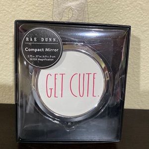 🎉HP🎉 New Rae Dunn Get Cute magnifying compact mirror